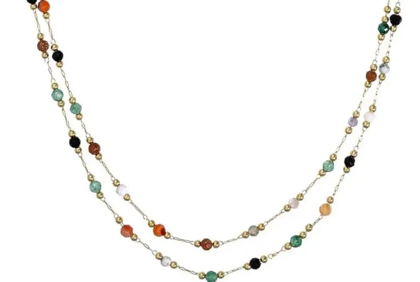 Collier multirangs - Gemstone Harmony