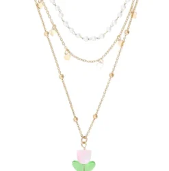 Collier multirangs - Gleaming Tulip