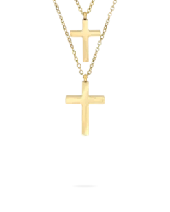 Collier multi-rangs - Glossy Cross