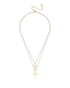 Collier multi-rangs - Glossy Cross