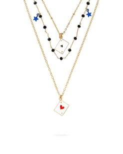 Collier multirangs - Golden Ace