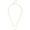 Collier multirangs - Golden Bubbles