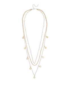 Collier multirangs - Golden Charms