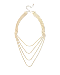 Collier multirangs - Golden Layers
