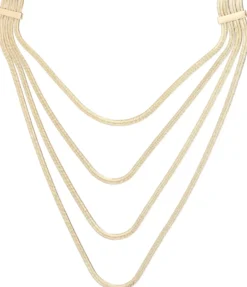 Collier multirangs - Golden Layers