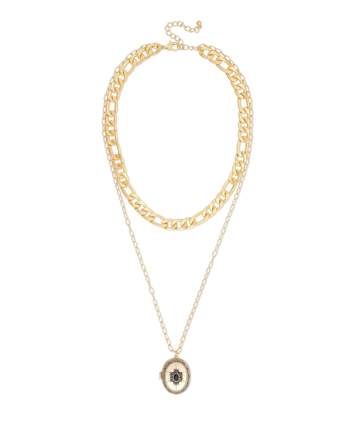 Collier multirangs - Golden Mystic