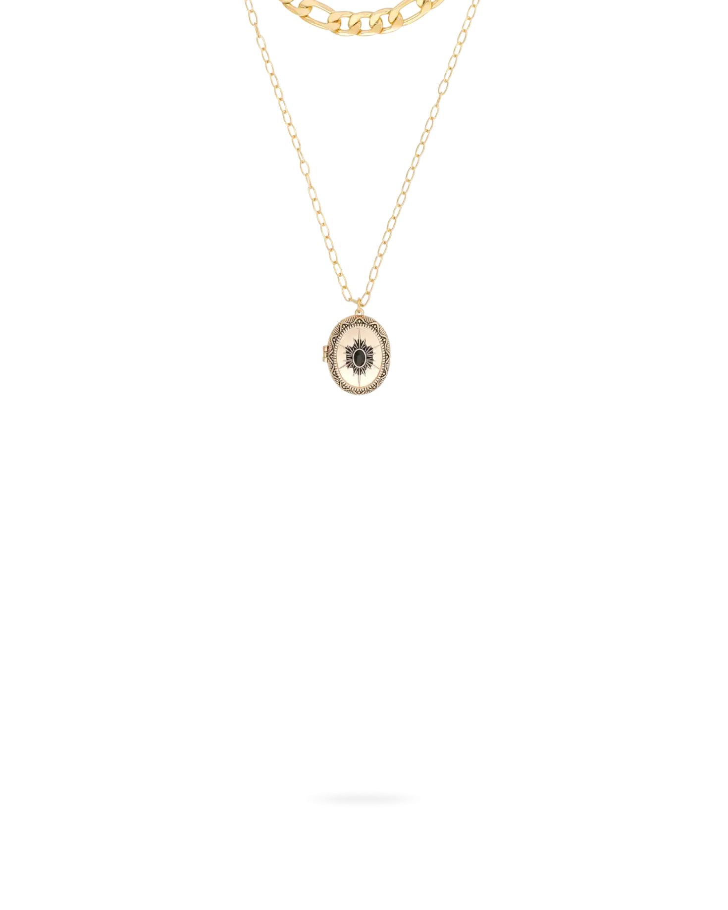 Collier multirangs - Golden Mystic