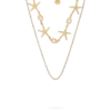 Collier multirangs - Golden Shells