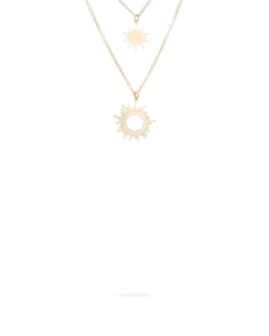 Collier multirangs - Golden Suns