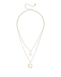 Collier multirangs - Golden Suns