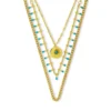 Collier multirangs - Golden Sundowner