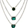 Collier multirangs - Gorgeous Green