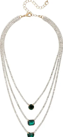 Collier multirangs - Gorgeous Green