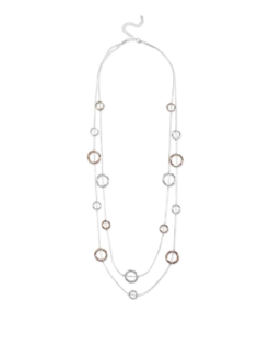 Collier multirangs - Hammered Circles