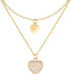 Collier multirangs - Heart Duo