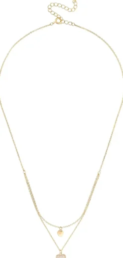 Collier multirangs - Heart Duo