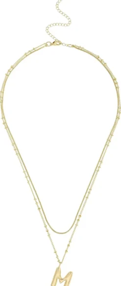 Collier multirangs - Initial M
