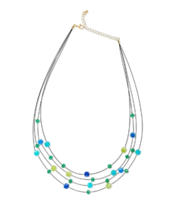 Collier multirangs - Jade Stone