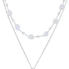 Collier multirangs - Moonstone Gleam