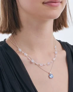 Collier multirangs - Moonstone Gleam