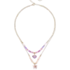 Collier multirangs pour enfant - Special Pink
