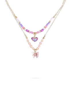 Collier multirangs pour enfant - Special Pink
