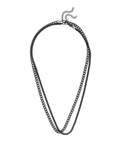 Collier multirangs pour homme - Perfect Black