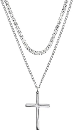 Collier multirangs pour homme - Classic Cross