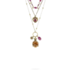 Collier multirangs - Purple Boho