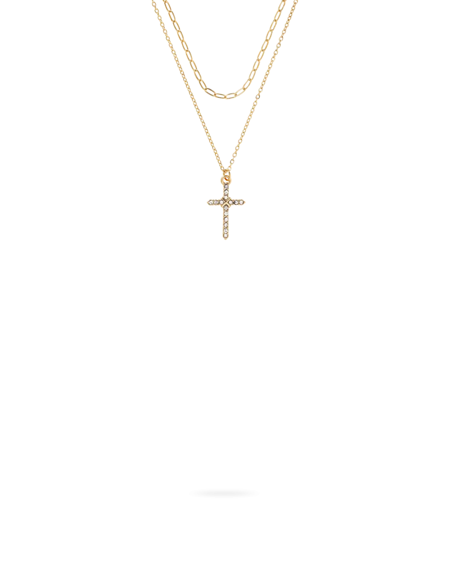 Collier multirangs - Shiny Cross