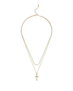 Collier multirangs - Shiny Cross
