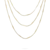 Collier multirangs - Shiny Gold