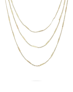 Collier multirangs - Shiny Gold
