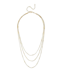 Collier multirangs - Shiny Gold