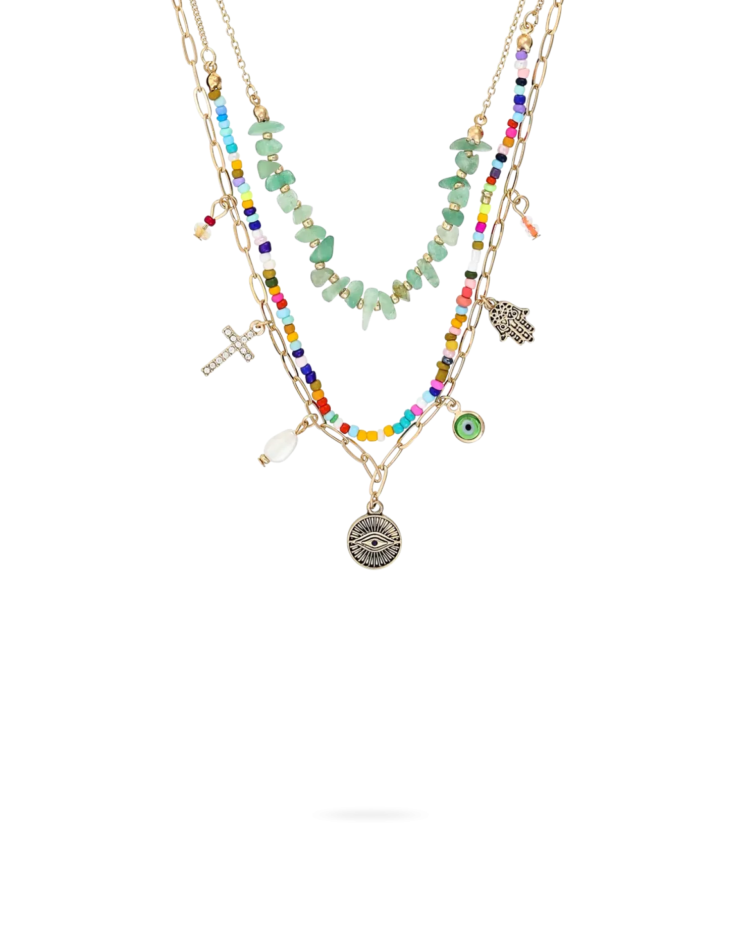 Collier multi-rangs - Shiny Symbols