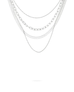 Collier multirangs - Silver Shine