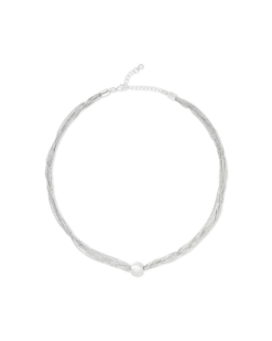 Collier multirangs - Soft Silver