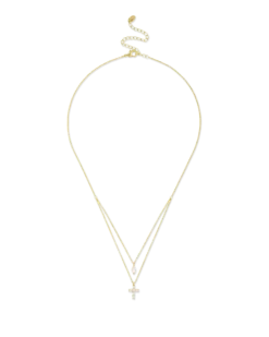 Collier multirangs - Sparkling Cross