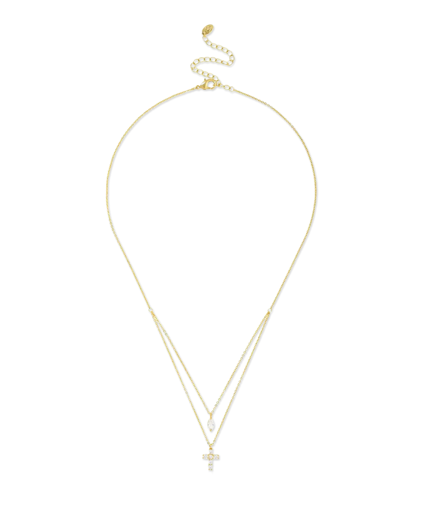 Collier multirangs - Sparkling Cross