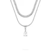 Collier multirangs - Steel Flicker