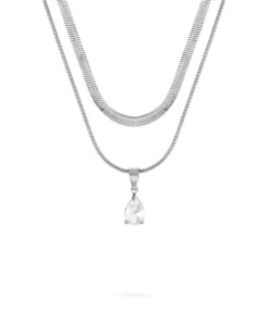 Collier multirangs - Steel Flicker