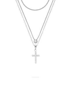 Collier multirangs - Steel Grace