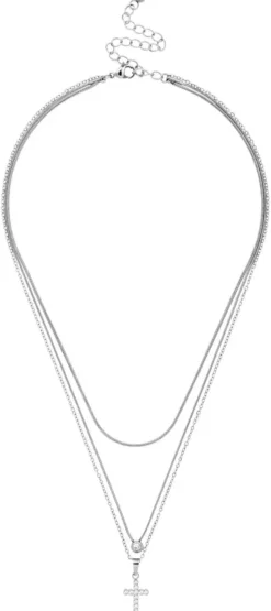 Collier multirangs - Steel Grace