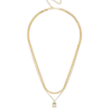 Collier multirangs - Steel Rectangle