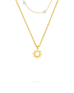 Collier multirangs - Steel Sun