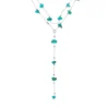 Collier multirangs - Turquoise Flow