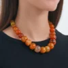 Collier - Orange Agate