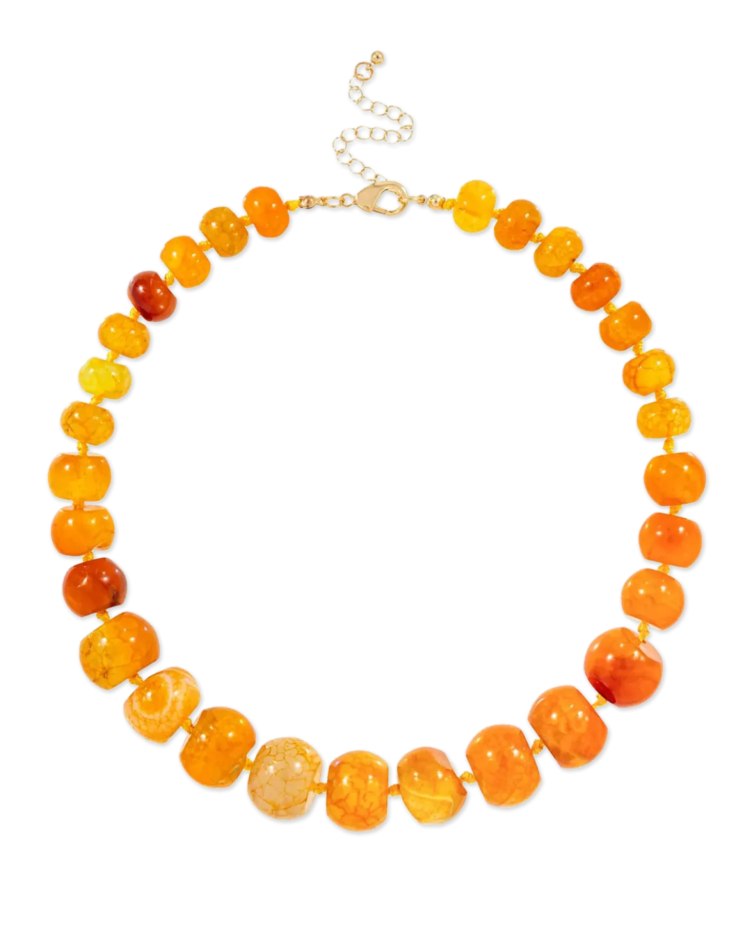 Collier - Orange Agate