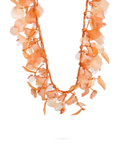 Collier - Orange Petals