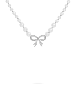 Collier - Pearly Bow